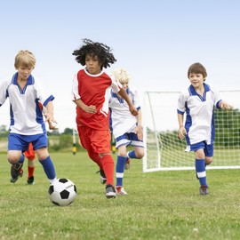 GoSports Classic Black and White Soccer Ball with Premium Pump - Available as Single Balls or 6 Pack - Choose Your Size