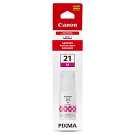 Canon Canon GI-21 Genuine Magenta Ink Bottle, Compatible with Megatank G1220, G2260, G3260, G1230, G2270, G3270, G4270, G3290, and G4280 Printers