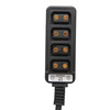D Tap Male to 4 Port Dtap Female Splitter Power