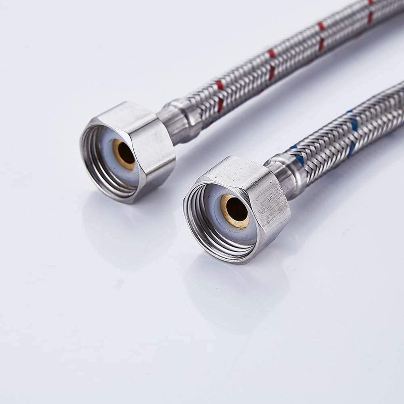 Heable Pack of 2 Kitchen/Basin Monobloc Mixer Tap Connectors Flexi