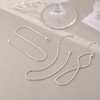 MFRYK Silver Ankle Bracelets for women,Sterling Silver Plated Waterproof Layered
