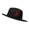 Mens Fedora Hats Classic Wide Brim Fedora Hat for Women