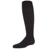 MeMoi Girls' Velvet Touch Opaque Tights Black 10-12