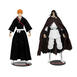 McFarlane Toys Bleach Thousand Year Blood War Series 7-Inch Yhwach Action Figure Bundle with Ichigo Kurosaki Figure from Bleach Thousand Year Blood War Series (2 Items)