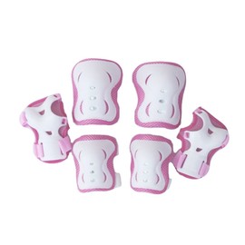 Faxianther Boys Girls Kids 6PCS Safety Protective Gear Knee Elbow Wrist Pads Set Adjustable Collision Avoidance Skate Roller Blading Cycling Knee Braces Elbow Guards Wrist Support Protector Kneepad