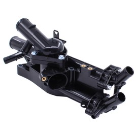 ApplianPar Engine Coolant Thermostat Housing Assembly for Kia Sportage SX Optima 2.0 2011-2013, Hyundai Sonata 2.0 2011-2014, Santa Fe Sport 2.0 2013