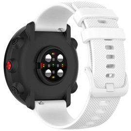 Fit for Polar Vantage M2 Watch Band Women Men, 22mm Quick Release Silicone Replacement Bands Straps Wristbands Bracelet Accessories Fit for Polar GRIT X/Polar Vantage M Smartwatch (White)