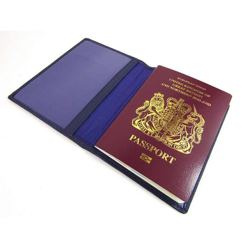 Premium Quality RFID Blocking Passport Holder (Purple)
