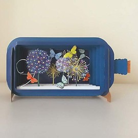 Dandelion Message in a Bottle Card