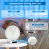 JUXLamp Moon Clock Light Alarm Clock Wake up Lamp Cute