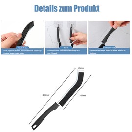 Honeyes - Gap Cleaning Brush with Hard Bristles, 11 Pieces Corner Cleaning Brush, Crevice Cleaning Brush, Joint Cleaning Brush, Corners, Multi-Purpose Cleaning Brush for Tiles, Bathrooms, Kitchens