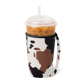 Swig Life Iced Cup Coolie, Standard 22oz Iced Coffee Cup Insulator Sleeve with Handle, Neoprene Insulated Cup Coolie Keeps Drinks Cold, Cup Cooler in Hayride
