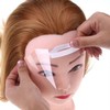 Hair Salon Transparent Face Shield Film for Cutting and Dyeing (50 Sheets) 50-Sheet Set