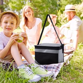 Outdoor Picnic Bag Ice Pack Foldable Aluminum Foil Picnic Camping Party Multifunctional Portable Lunch Insulated Bag Emergency Kit for Women (C, One Size)