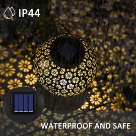 Solar Replacement Lid 8 cm for Solar Light Outdoor Lanterns, 1.2 V, IP44 Replacement Modules for Solar Lamps, Warm White Light, LED Solar Panels Replacement for Garden Lantern, Patio Lighting, Pack of