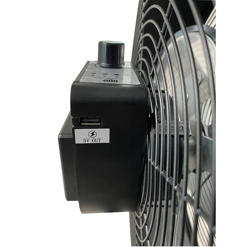 ATD 30312 12" Rechargeable 77CFM Variable Speed Rechargeable Drum Fan