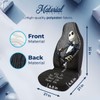 GENANY Horror Nightmare Skellington 2 Front Car Seat Covers for