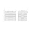 TEKTON 3-Drawer Modular Stacking Parts Organizer | OLB99200