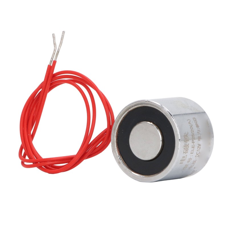 Electromagnet Solenoid Pure Iron Mini Round Suction Cup Electric Lifting