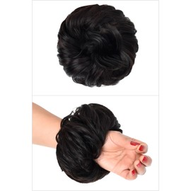 Messy Bun Hair Pieces For Women Hair Bun Extension Updo Curly Messy Bun Scrunchie