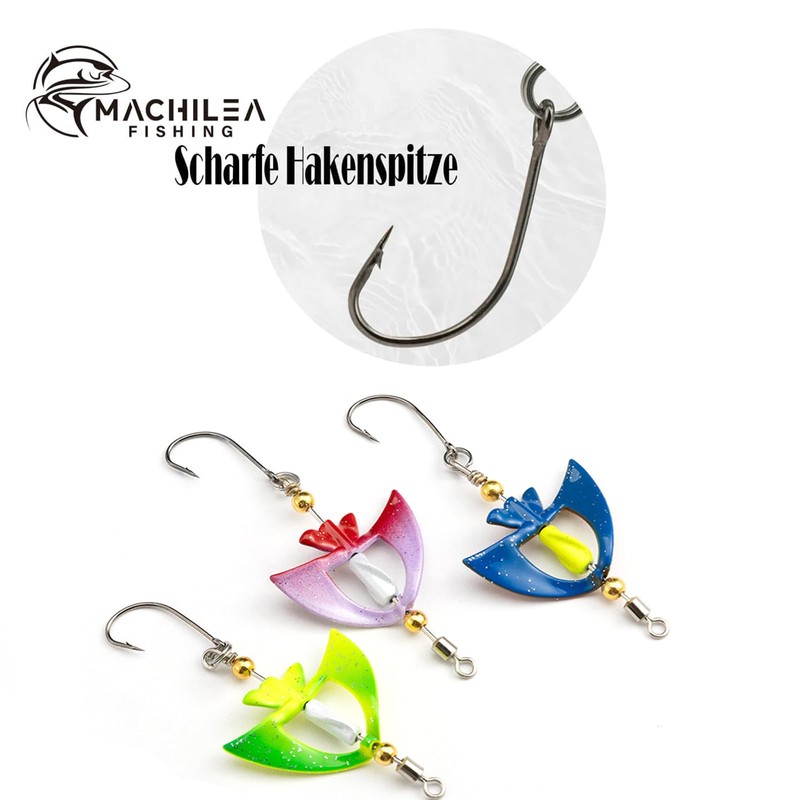 Machilea 2025 Neue Twist Spoon Forelle UV-Aktiv (4g) 5cm Twister