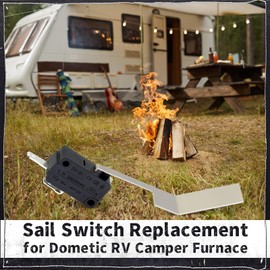 31094 RV Furnace Sail Switch Replacement for Dometic Furnace AFM AFLA AFLD DFMD Series, 2 Pack RV Camper Furnaces Low Air Flow Sail Switch 125/250VAC