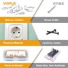 VIGRUE 315 pieces device screws for switch boxes, machine screws,