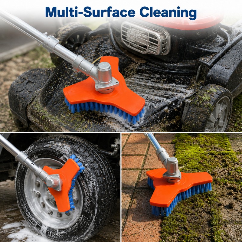 3T Design Lawn Mower Cleaning Brush – Professional Mower Deck