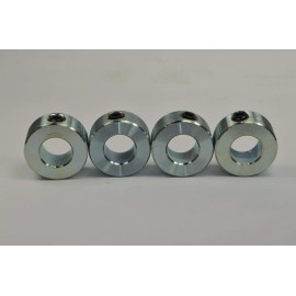 QBBC (Qty. 4) 3/4" Shaft Set Collar Solid Zinc Plated Steel with Set Screw SC75