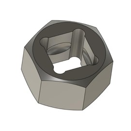 Low Clearance Drain Plug Hex Socket, 17mm