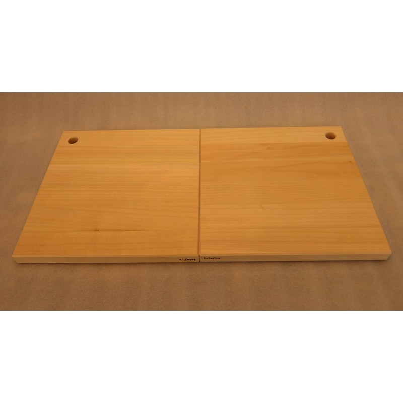 katajiya Wooden Cutting Board, Gingo, Natural Wood, Solid Wood, Square,