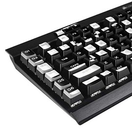 Skinit Decal Skin Compatible with K95 RGB Platinum Mechanical Gaming Keyboard - Skinit Originally Designed Black and White Zoomed Checkerboard Design