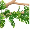 4 Packs 5.9FT Artificial Monstera Leaf Vines Fake Hanging Greenery