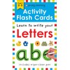 Learn To Write Your Letters (Activity Flash Cards)