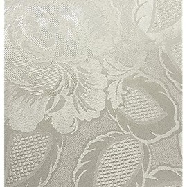 Emma Barclay Damask Rose - Jacquard Table Cloth in Cream - 60x84 (152x213cm)