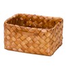 Wood Chip Basket Box Shape 36cm 88-58