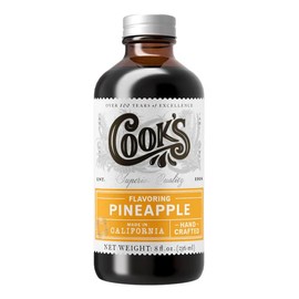 Cook's, Pineapple Flavoring for Baking, Candies, Cakes, Smoothies, Beverages, 8 oz