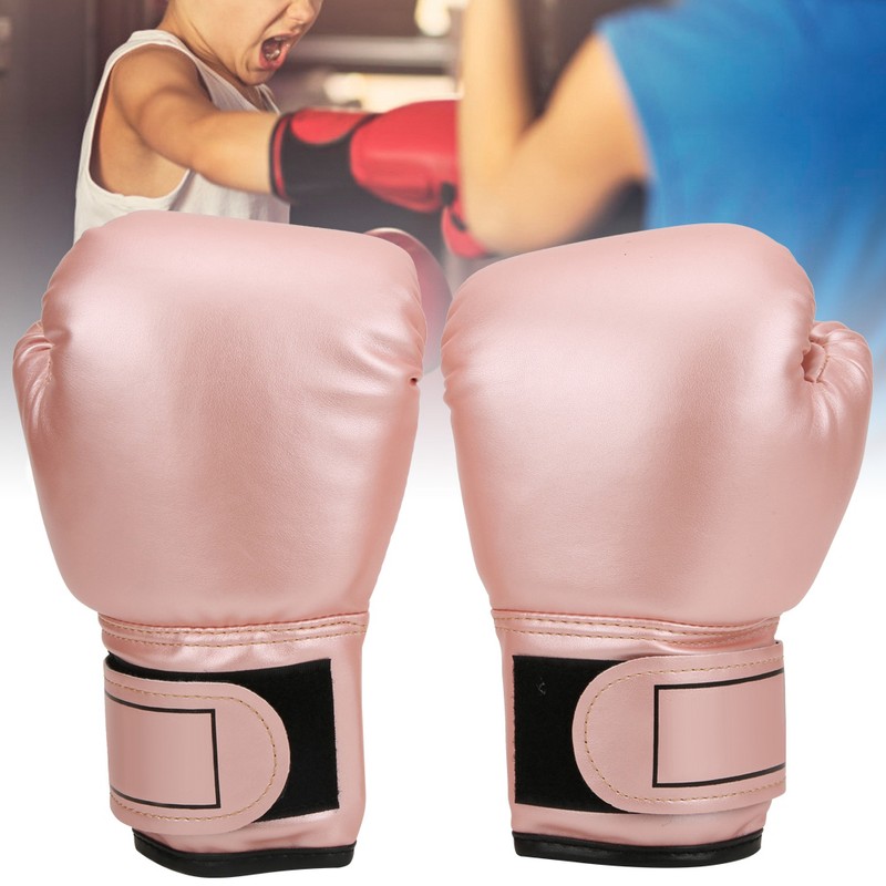Breathable PU Leather Boxing Gloves Kid Sanda Sparring Sandbag Mitts