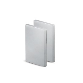 FHC HLP25CH Shower Door Hinge Limit Plates 2.5mm Thick - Polished Chrome