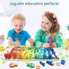 Nayumi Tablero Juego Educativo Montessori Pesca Letra Número Animal