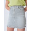 LTB Jeans Girls Lime G Skirt, Bleach Line Wash 53708