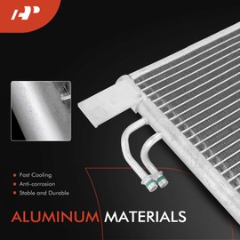 A-Premium A/C Condenser Replace# 921101BA0A - Compatible with Infiniti Q50 2016-2017, QX50/QX70 2014-2017, FX35 2009-2012, FX37 2013, FX50 2009-2013, EX35 2008-2012, EX37 2013