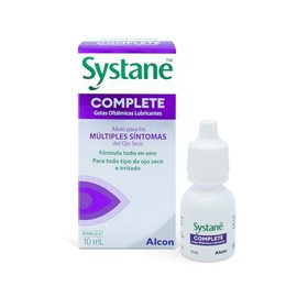 Systane Complete Gotas Oculares para Ojo Seco, Lubricacin de Todas las Capas de la Lgrima, Proteccin Avanzada y Alivio Prolongado, 10 ml              