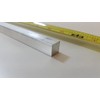 6061 Aluminum Square Bar, 1/2" Square x 36" Long, Solid