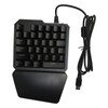 One Handed Keyboard 35 Keys USB Wired RGB Backlit Blue