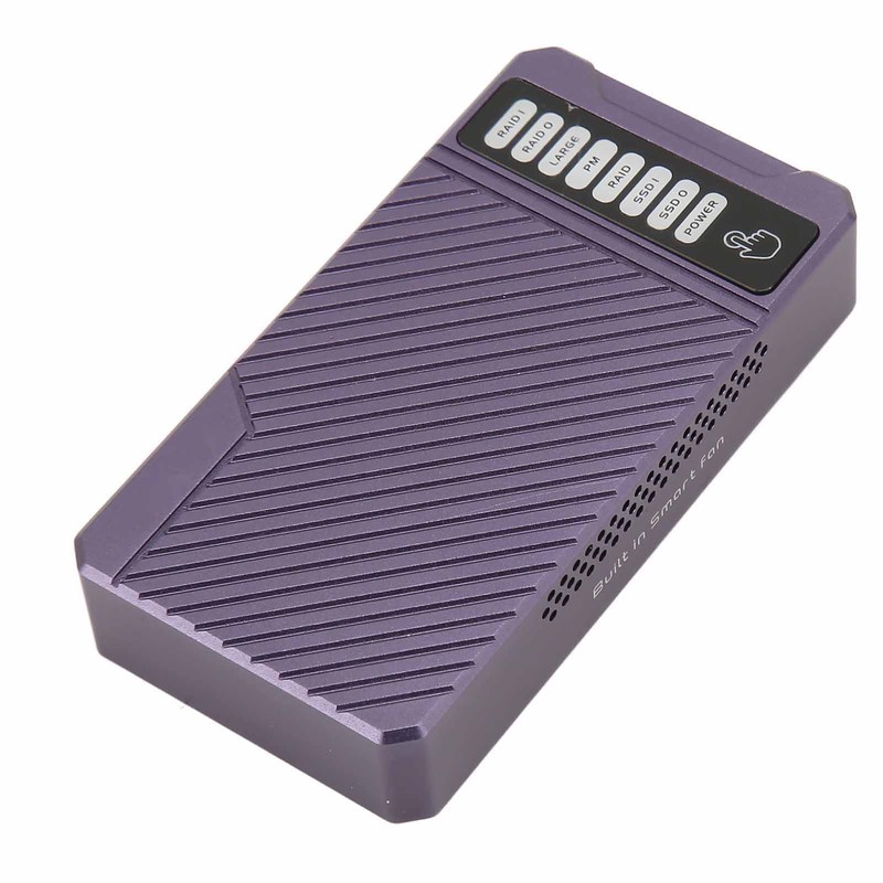 RAID Hard Drive Enclosure NVMe Dual Bay 20Gbps 4 Modes