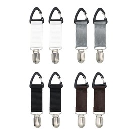8 Pieces Multifunctional Fabric Clips, Hat Clips, Sweater Clips, Shawl Clips, Glove Clips, Outdoor Travel Accessories, Portable Clip Tools