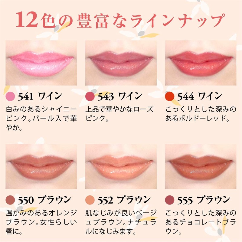 Lipstick Lipstick 543 Wine (Lip Rouge Rose Pink Made in