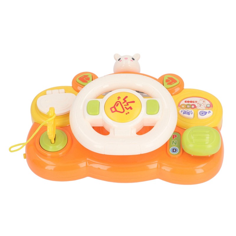 Baby Steering Wheel Toy Multifuntional Lighting Effects Educational Musical Steering