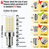 ALIDE E12 60W 4000k C7 Led Candelabra Light Bulbs Replacement,